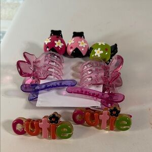 Colorful Hair Clip Set